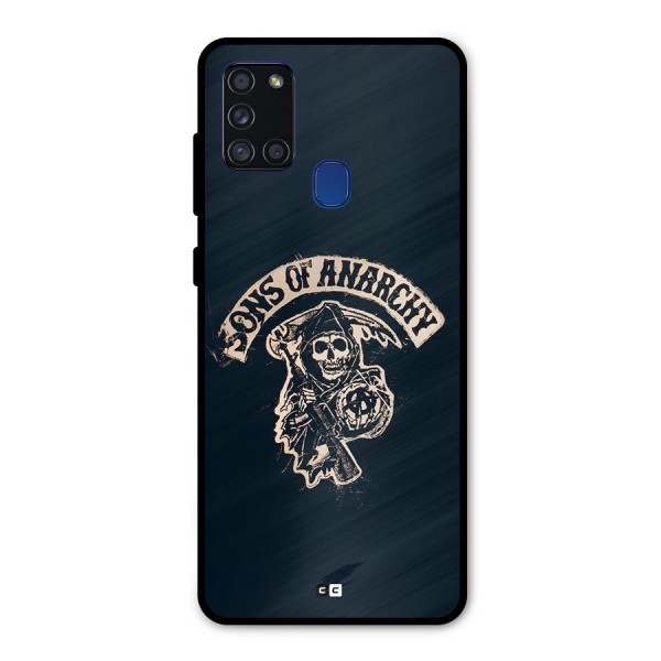 Sons Of Anarchy Metal Back Case for Galaxy A21s