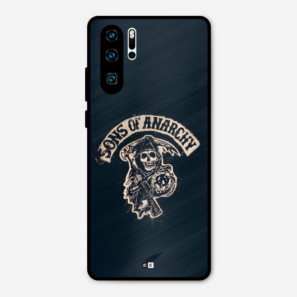 Sons Of Anarchy Metal Back Case for Huawei P30 Pro