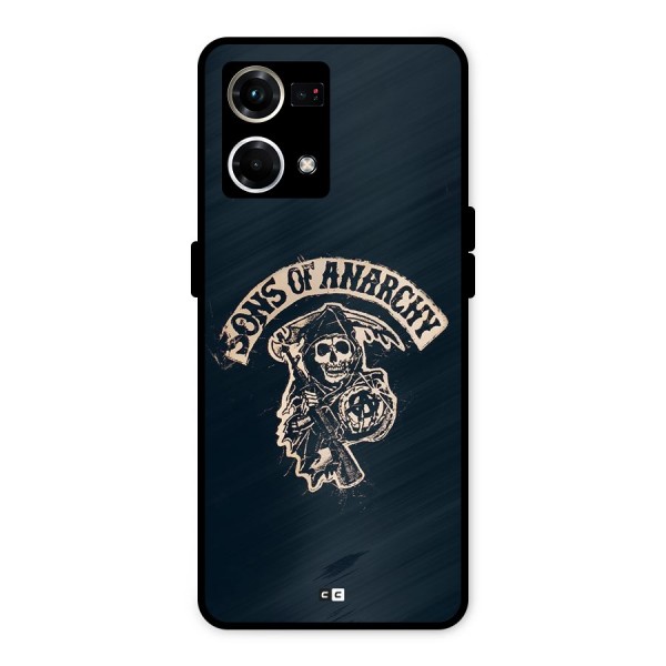 Sons Of Anarchy Metal Back Case for Oppo F21s Pro 4G