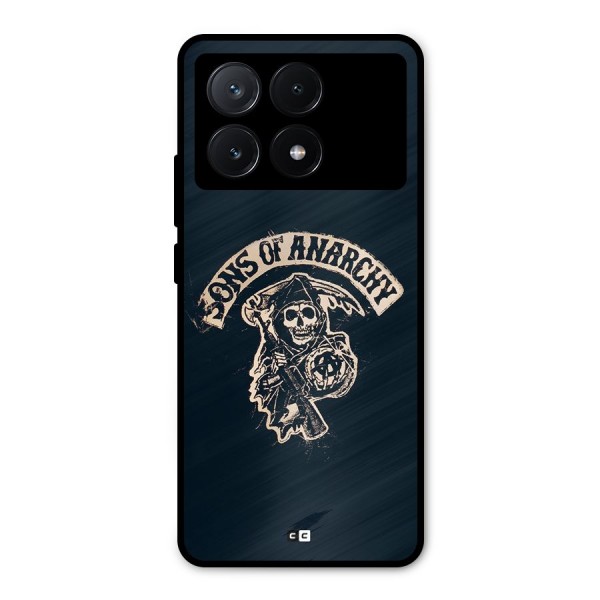 Sons Of Anarchy Metal Back Case for Poco X6 Pro