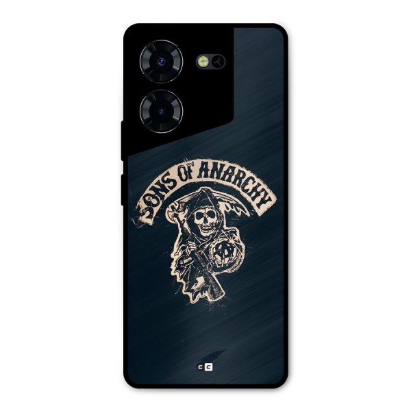 Sons Of Anarchy Metal Back Case for Tecno Pova 5 Pro 5G