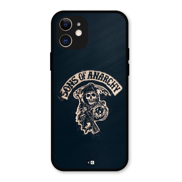 Sons Of Anarchy Metal Back Case for iPhone 12