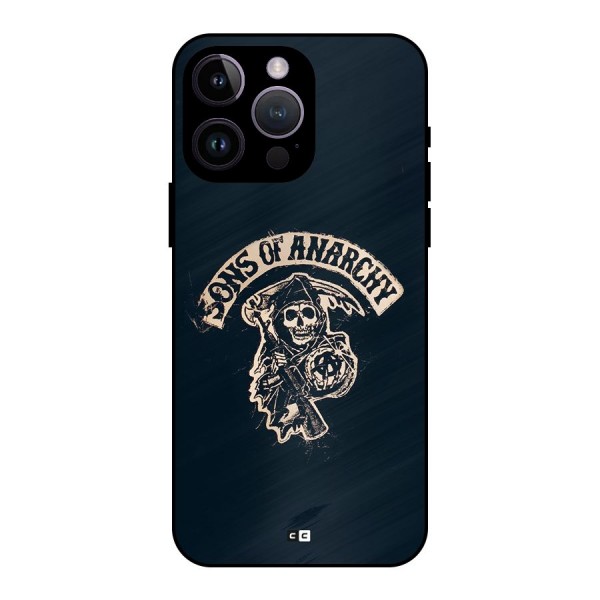 Sons Of Anarchy Metal Back Case for iPhone 14 Pro Max