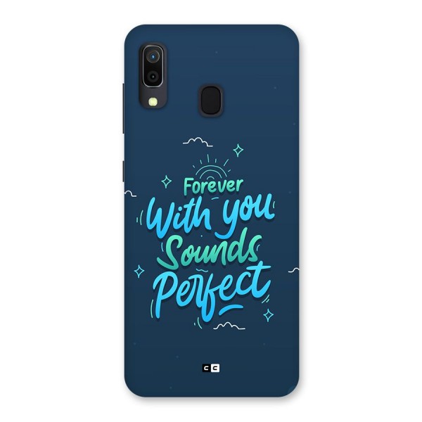 Sounds Perfect Back Case for Galaxy A20