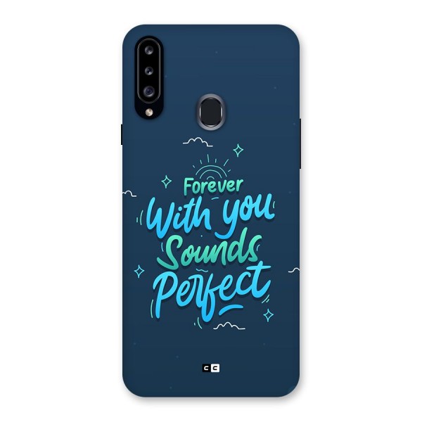 Sounds Perfect Back Case for Galaxy A20s