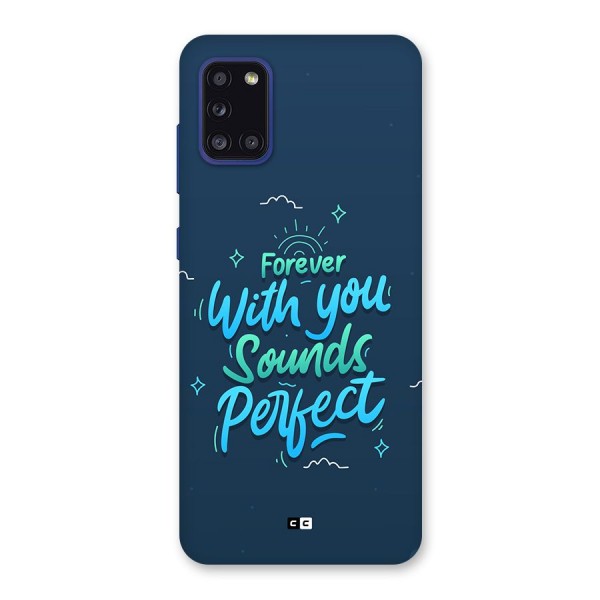 Sounds Perfect Back Case for Galaxy A31