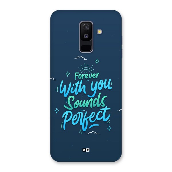 Sounds Perfect Back Case for Galaxy A6 Plus