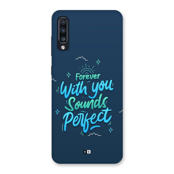 Sounds Perfect Back Case for Galaxy A70