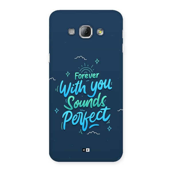 Sounds Perfect Back Case for Galaxy A8