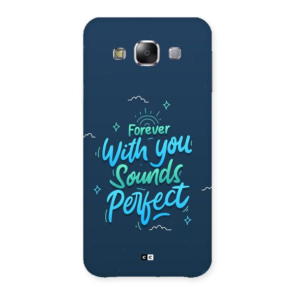 Sounds Perfect Back Case for Galaxy E5