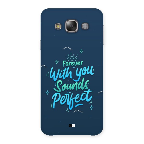 Sounds Perfect Back Case for Galaxy E7