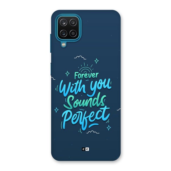 Sounds Perfect Back Case for Galaxy F12