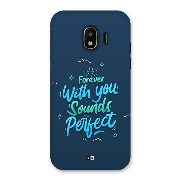 Sounds Perfect Back Case for Galaxy J2 Pro 2018