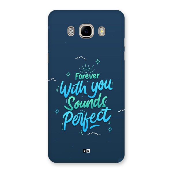 Sounds Perfect Back Case for Galaxy J7 2016