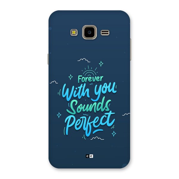 Sounds Perfect Back Case for Galaxy J7 Nxt