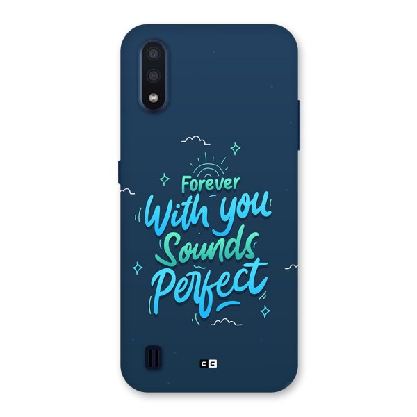 Sounds Perfect Back Case for Galaxy M01