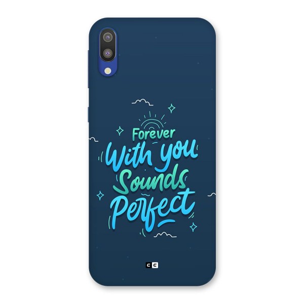 Sounds Perfect Back Case for Galaxy M10