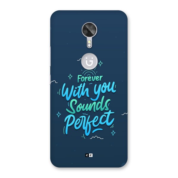 Sounds Perfect Back Case for Gionee A1