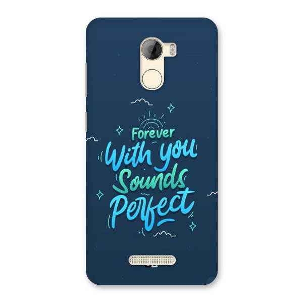Sounds Perfect Back Case for Gionee A1 LIte