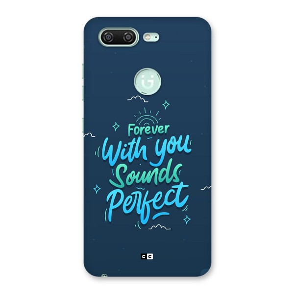 Sounds Perfect Back Case for Gionee S10