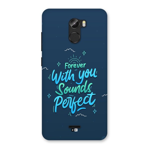 Sounds Perfect Back Case for Gionee X1