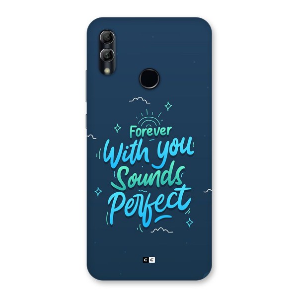Sounds Perfect Back Case for Honor 10 Lite
