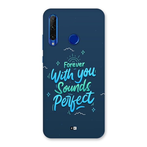 Sounds Perfect Back Case for Honor 20i