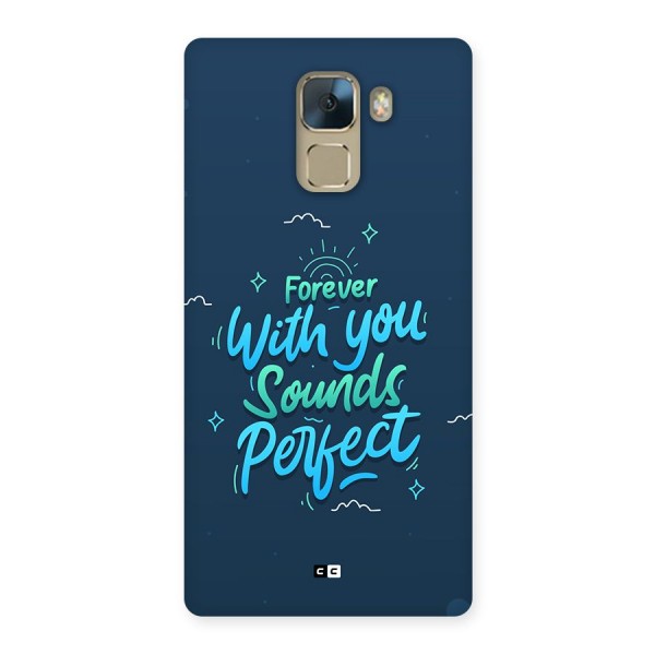 Sounds Perfect Back Case for Honor 7