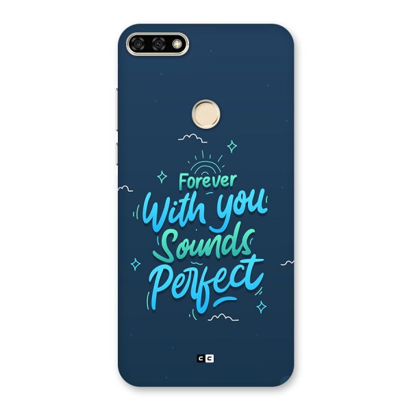 Sounds Perfect Back Case for Honor 7A