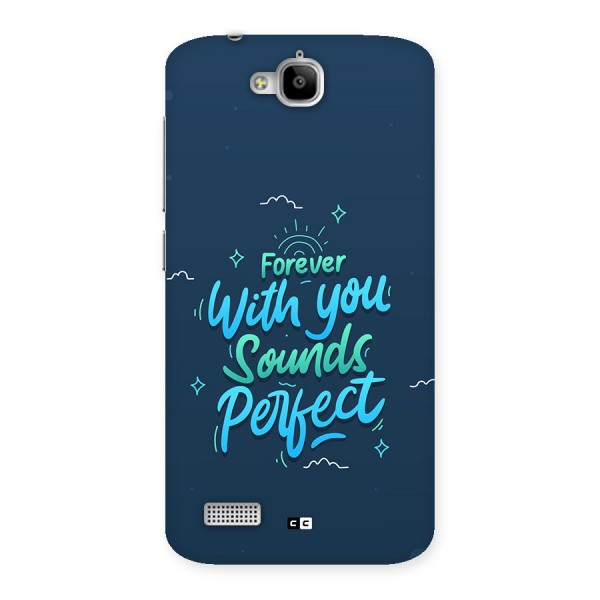 Sounds Perfect Back Case for Honor Holly