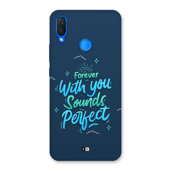Sounds Perfect Back Case for Huawei P Smart Plus
