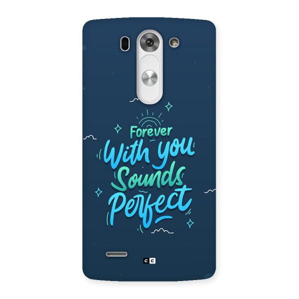 Sounds Perfect Back Case for LG G3 Beat