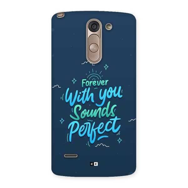 Sounds Perfect Back Case for LG G3 Stylus