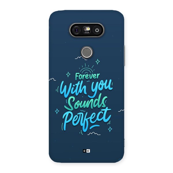 Sounds Perfect Back Case for LG G5