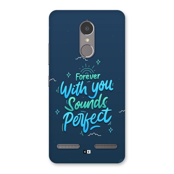 Sounds Perfect Back Case for Lenovo K6 Power