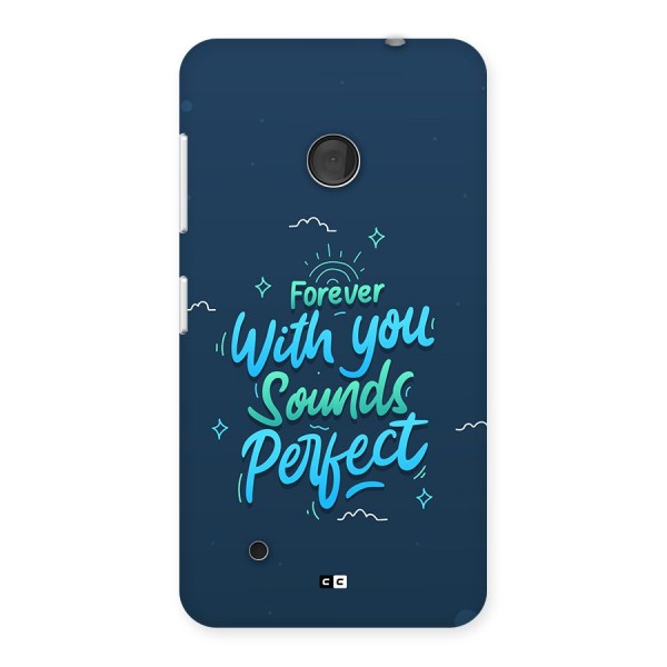 Sounds Perfect Back Case for Lumia 530