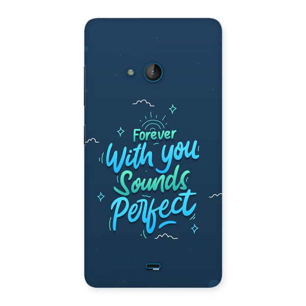 Sounds Perfect Back Case for Lumia 540