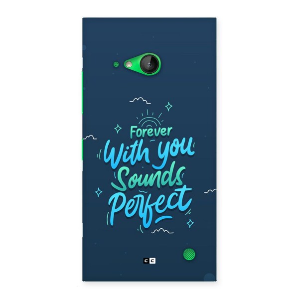 Sounds Perfect Back Case for Lumia 730