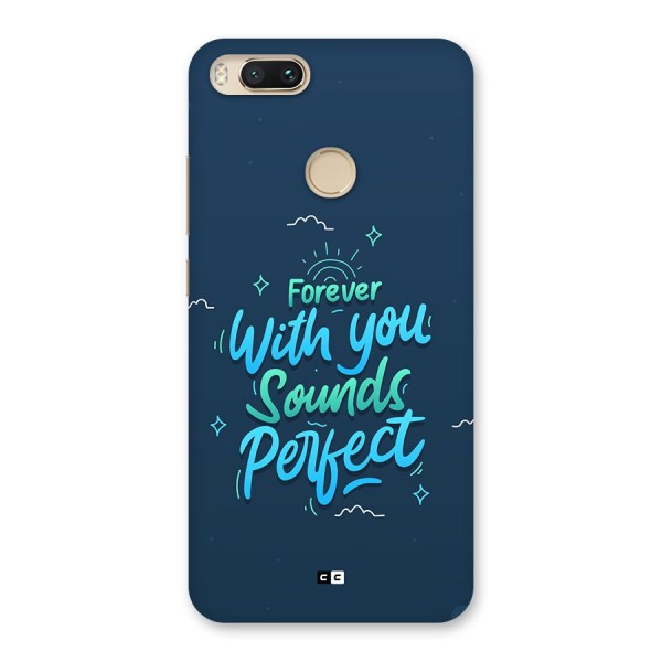 Sounds Perfect Back Case for Mi A1