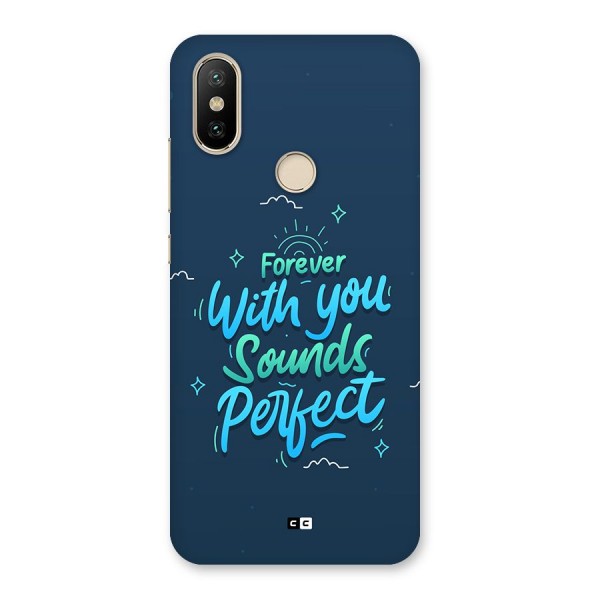 Sounds Perfect Back Case for Mi A2