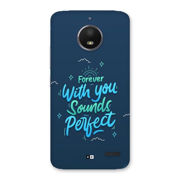 Sounds Perfect Back Case for Moto E4