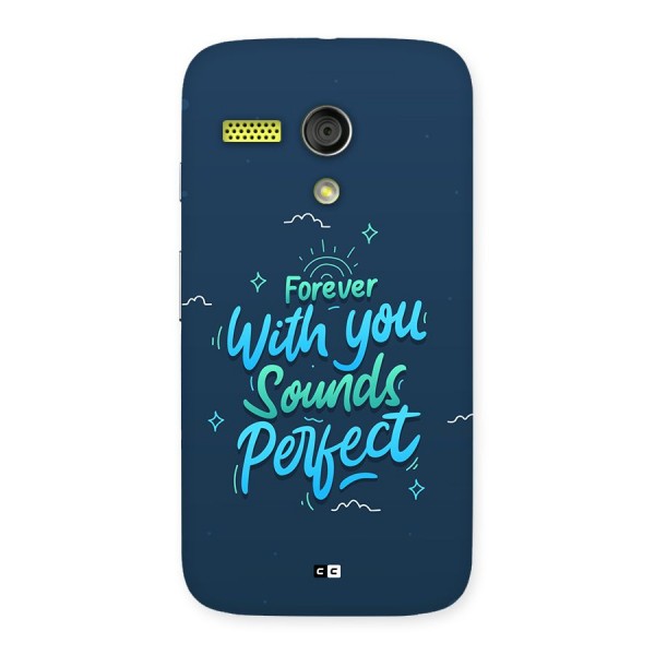 Sounds Perfect Back Case for Moto G