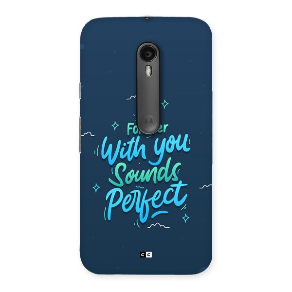 Sounds Perfect Back Case for Moto G3