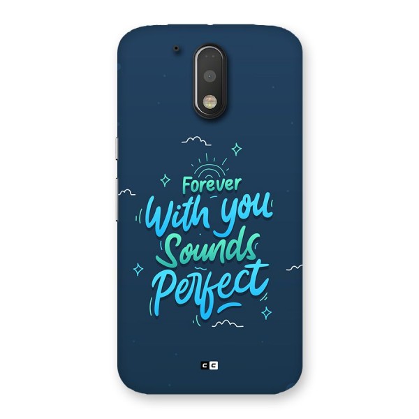 Sounds Perfect Back Case for Moto G4