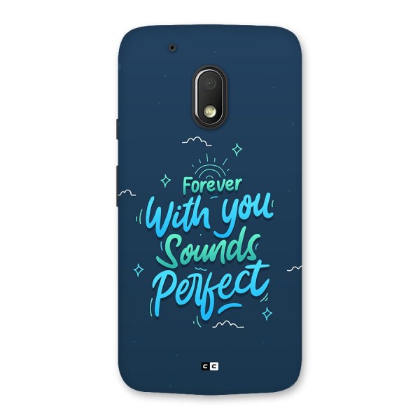 Sounds Perfect Back Case for Moto G4 Play
