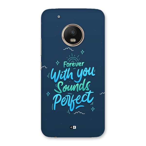 Sounds Perfect Back Case for Moto G5 Plus