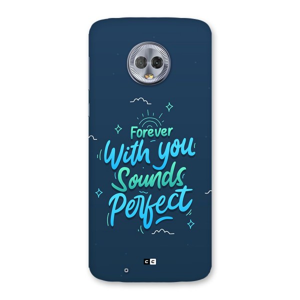 Sounds Perfect Back Case for Moto G6