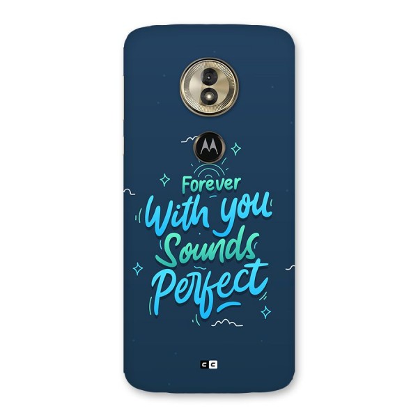 Sounds Perfect Back Case for Moto G6 Play