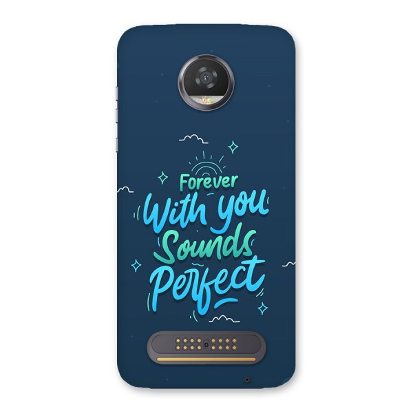Sounds Perfect Back Case for Moto Z2 Play