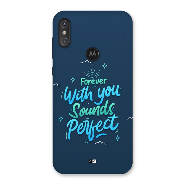 Sounds Perfect Back Case for Motorola One Power